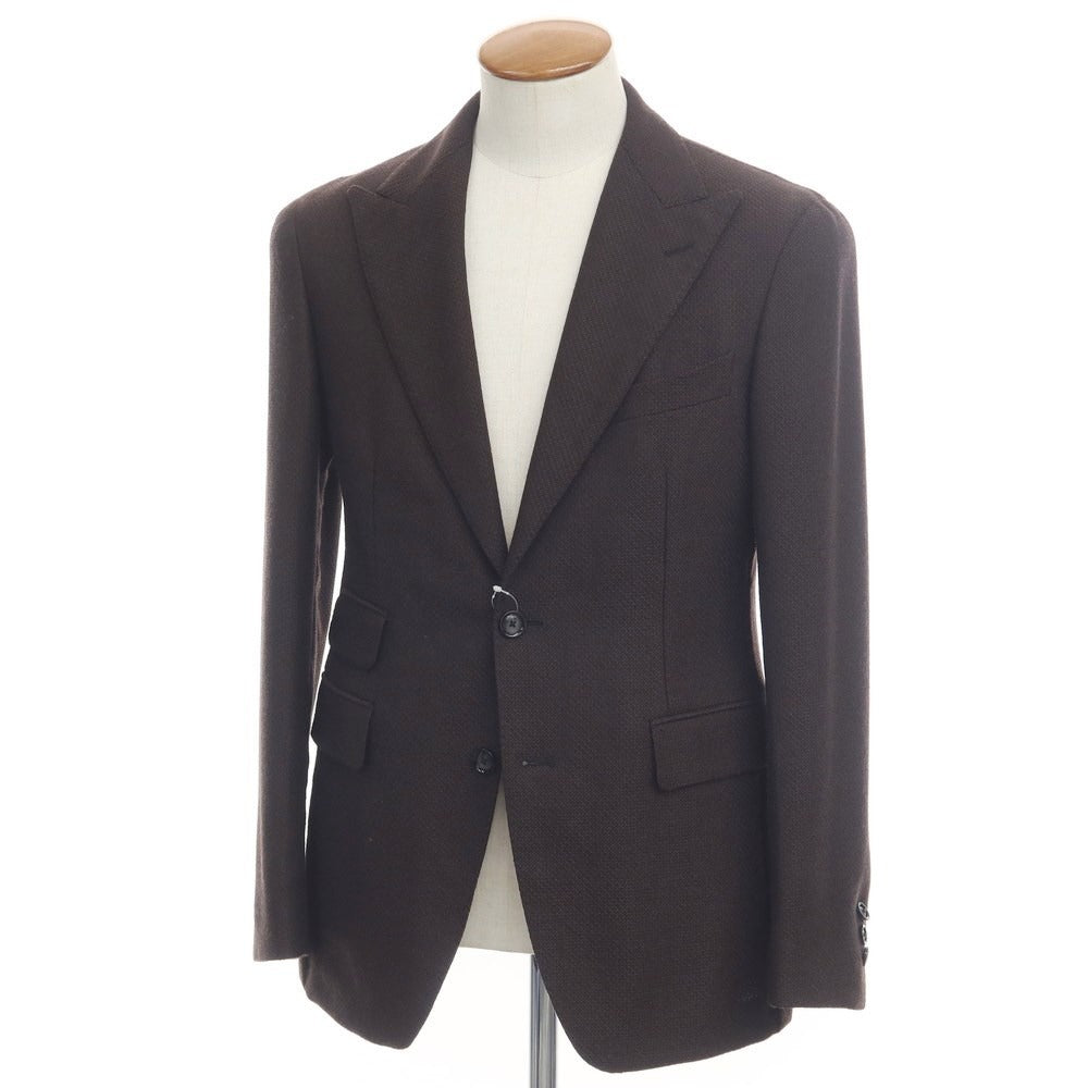 [Used] TAGLIATORE wool 2B tailored jacket
 Dark brown [Size 46] [BRW] [A/W] [Condition rank B] ​​[Men&