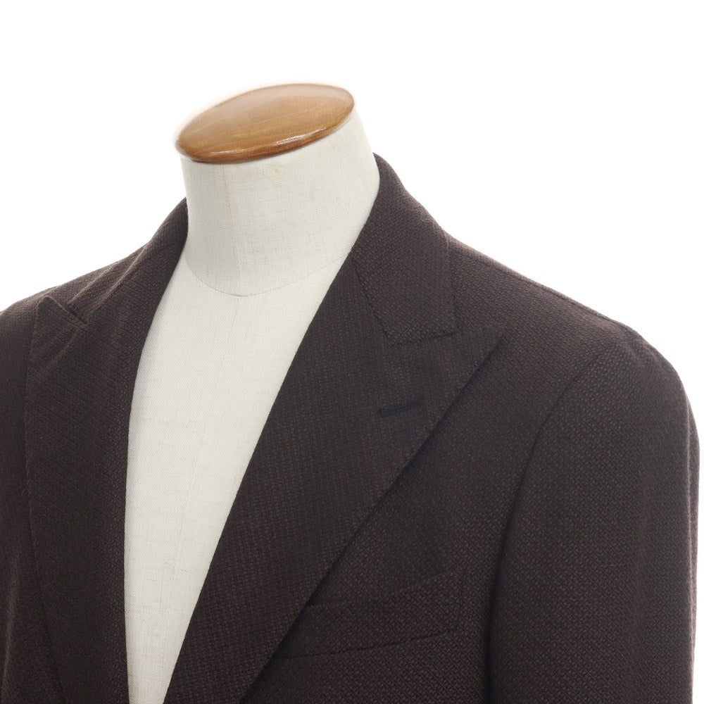 [Used] TAGLIATORE wool 2B tailored jacket
 Dark brown [Size 46] [BRW] [A/W] [Condition rank B] ​​[Men&