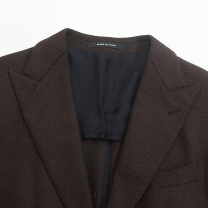 [Used] TAGLIATORE wool 2B tailored jacket
 Dark brown [Size 46] [BRW] [A/W] [Condition rank B] ​​[Men&