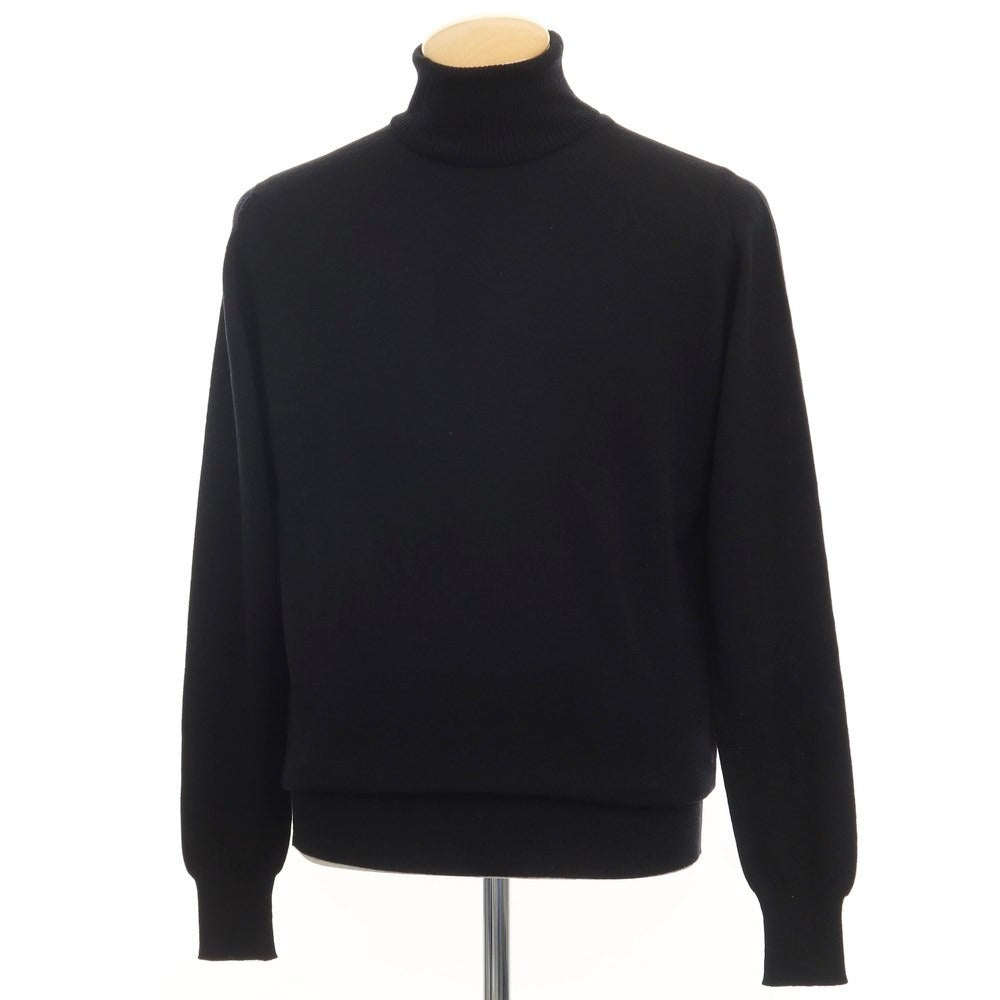 【中古】ジョンスメドレー JOHN SMEDLEY ウール タートルネック プルオーバーニット ブラック【サイズM】【BLK】【A/W】【状態ランクB】【メンズ】【768787】
