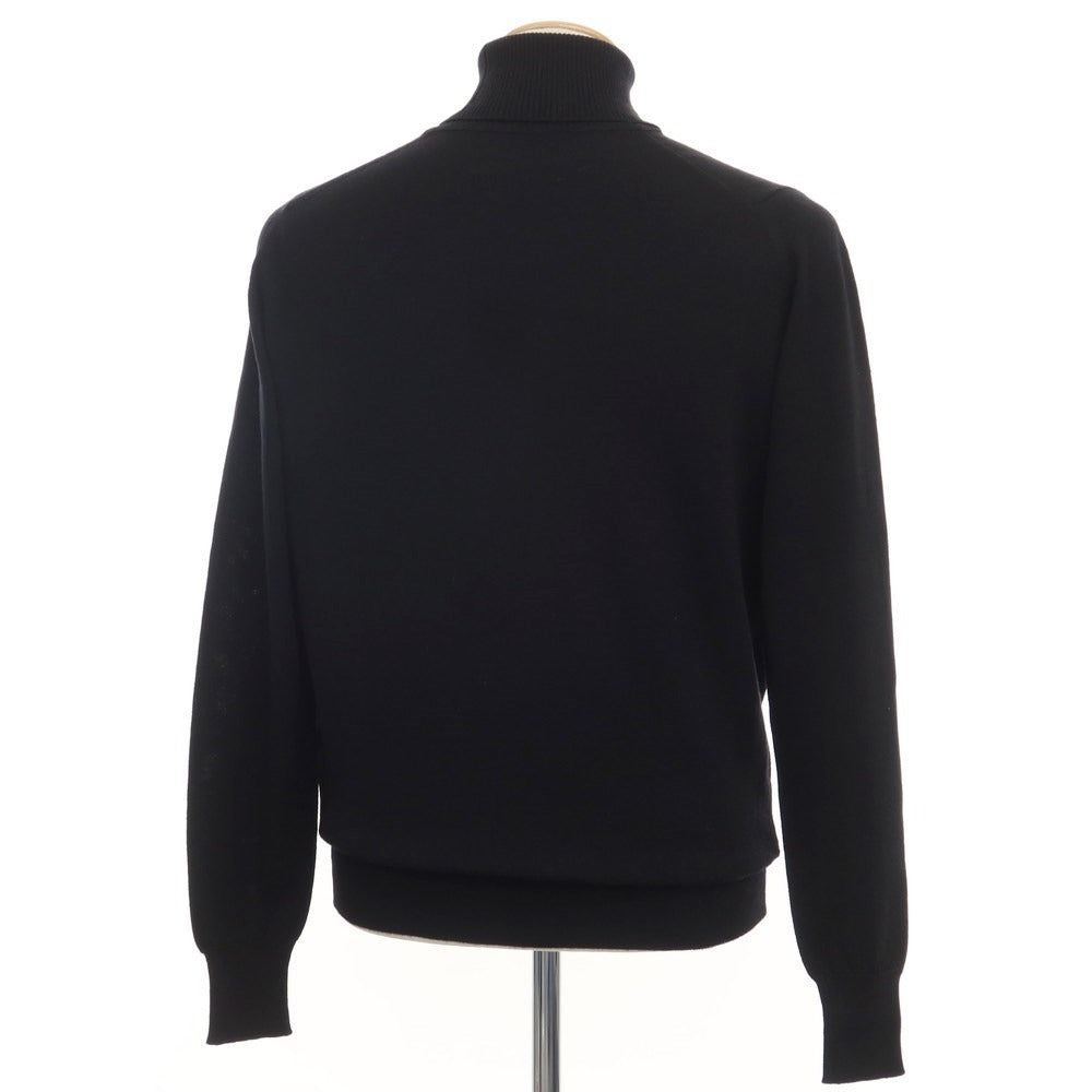 【中古】ジョンスメドレー JOHN SMEDLEY ウール タートルネック プルオーバーニット ブラック【サイズM】【BLK】【A/W】【状態ランクB】【メンズ】【768787】