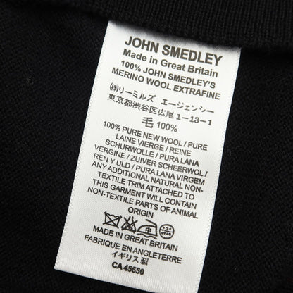 [Used] John Smedley Wool Turtleneck Pullover Knit Black [Size M] [BLK] [A/W] [Condition Rank B] ​​[Men&