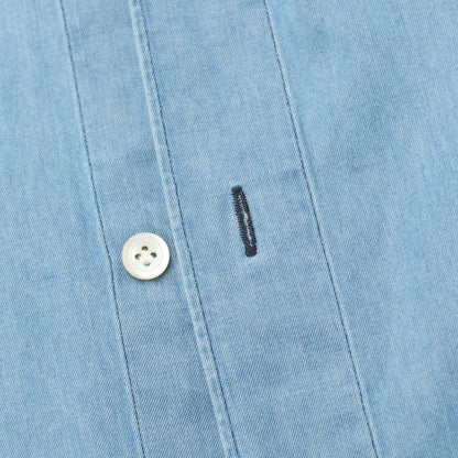 [Used] Finamore Cotton Cutaway Shirt Blue [Size 38] [BLU] [S/S/A/W] [Condition Rank C] [Men&