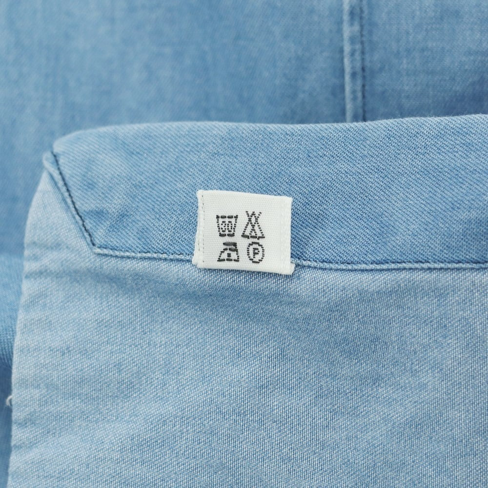 [Used] Finamore Cotton Cutaway Shirt Blue [Size 38] [BLU] [S/S/A/W] [Condition Rank C] [Men&