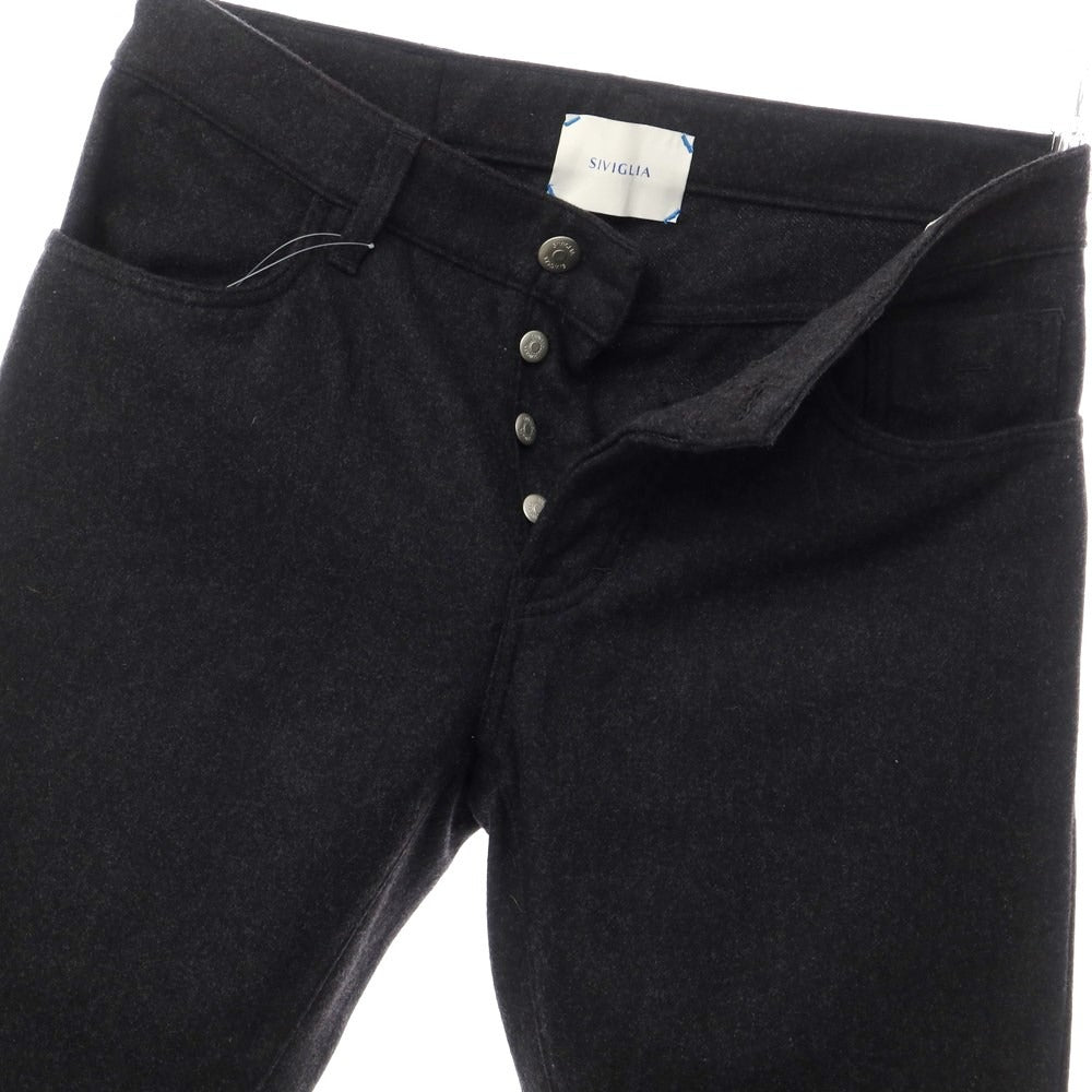 [Used] SIVIGLIA HERO wool nylon 5 pocket pants, charcoal gray [size 31] [GRY] [A/W] [Condition rank A] [Men&