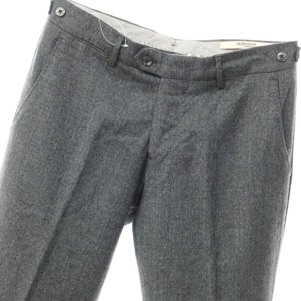 [Used] BERWICH Wool Dress Slacks Pants Gray [Size 46] [GRY] [A/W] [Condition Rank B] ​​[Men&