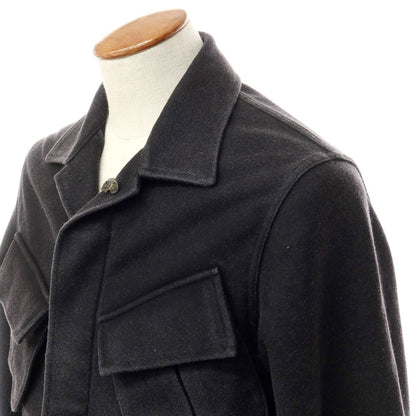 [Used] [Unused] Gabriele Pasini Flannel Wool Safari Jacket Dark Gray [46] [Condition Rank S] [Men&