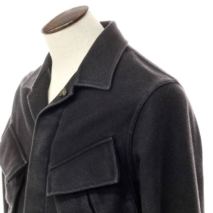 [Used] [Unused] Gabriele Pasini Flannel Wool Safari Jacket Dark Gray [50] [Condition Rank S] [Men&