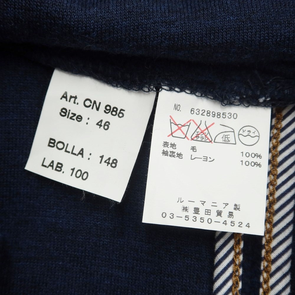 [Used] CIRCOLO 1901 Wool pile 2B casual jacket
 Navy [Size 46] [NVY] [A/W] [Condition Rank B] ​​[Men&