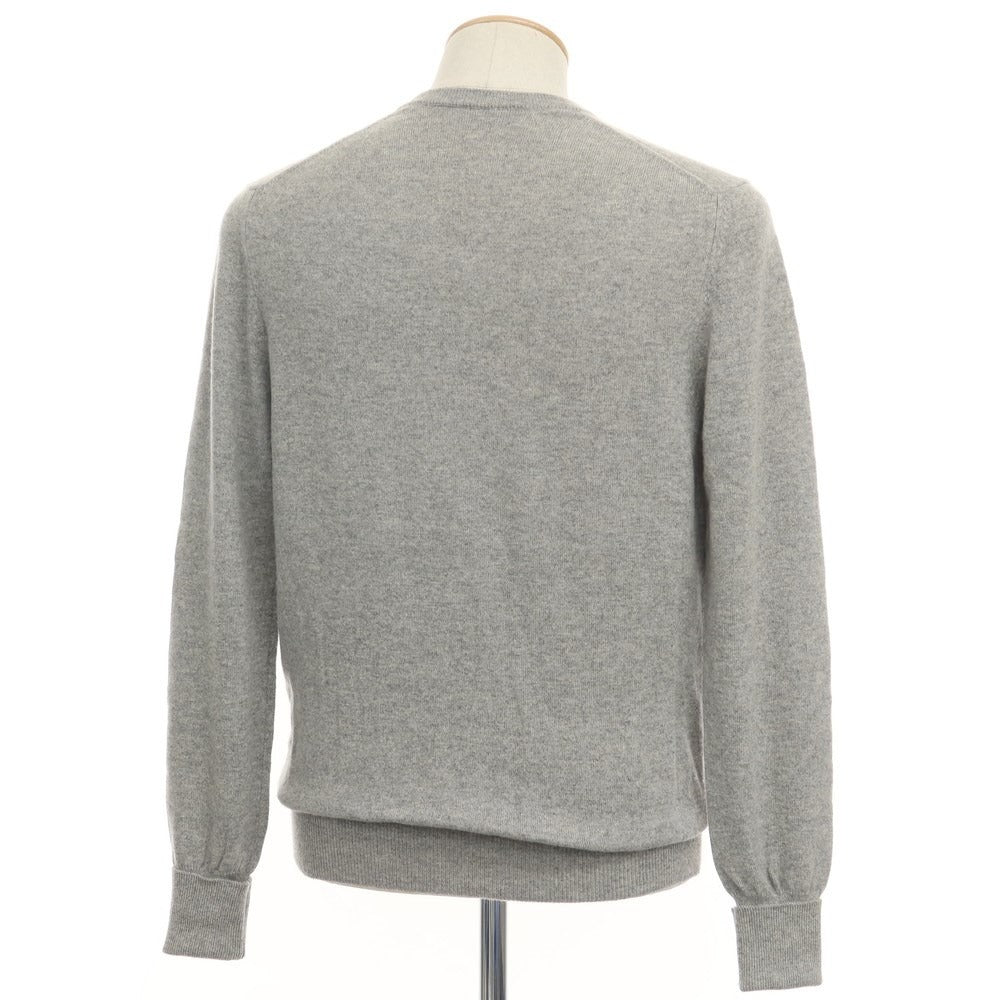 [Used] BALLANTYNE Cashmere V-neck pullover knit, light grey [Size 46] [GRY] [A/W] [Condition Rank C] [Men&