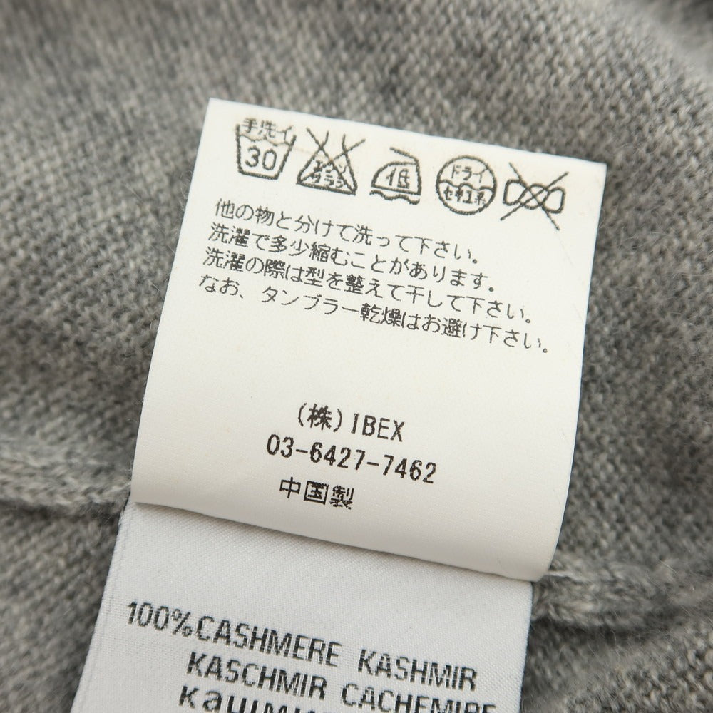 [Used] BALLANTYNE Cashmere V-neck pullover knit, light grey [Size 46] [GRY] [A/W] [Condition Rank C] [Men&