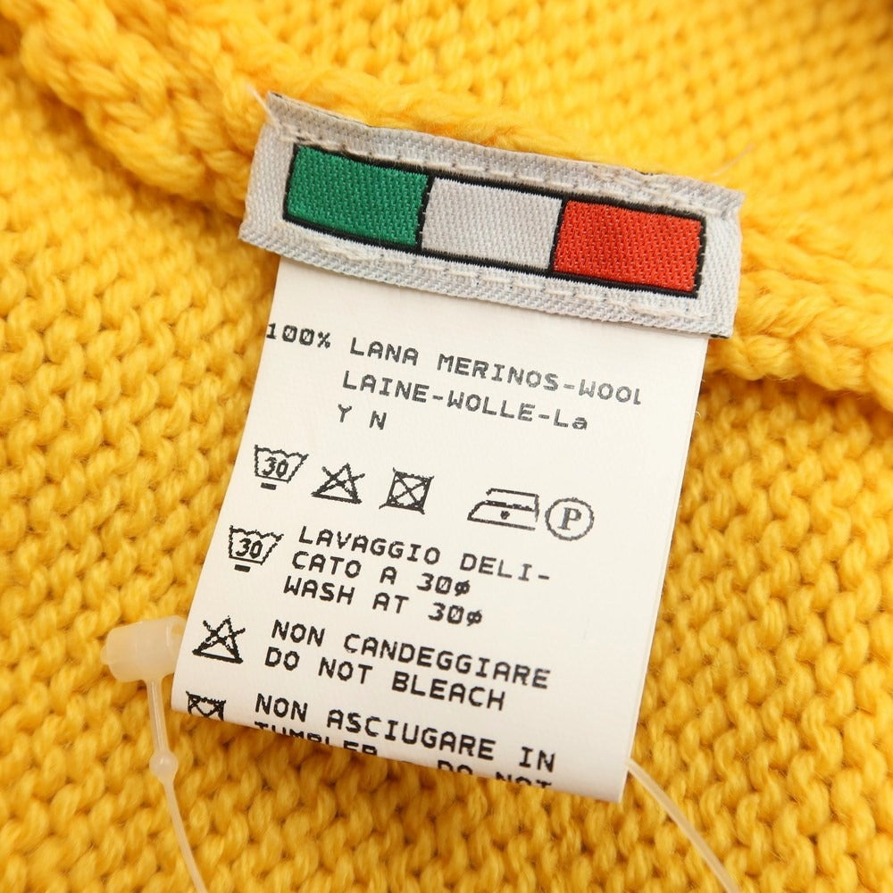 [Used] Buffy Wool Turtleneck Pullover Knit Yellow [Size 46] [YEL] [A/W] [Condition Rank B] ​​[Men&