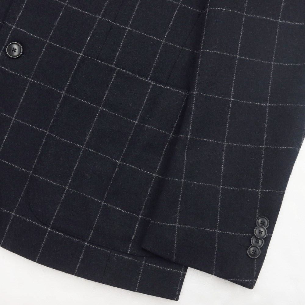 [Used] SHIPS Wool Nylon Check 3B Tailored Jacket Navy x White [Size 44] [NVY] [A/W] [Condition Rank B] ​​[Men&