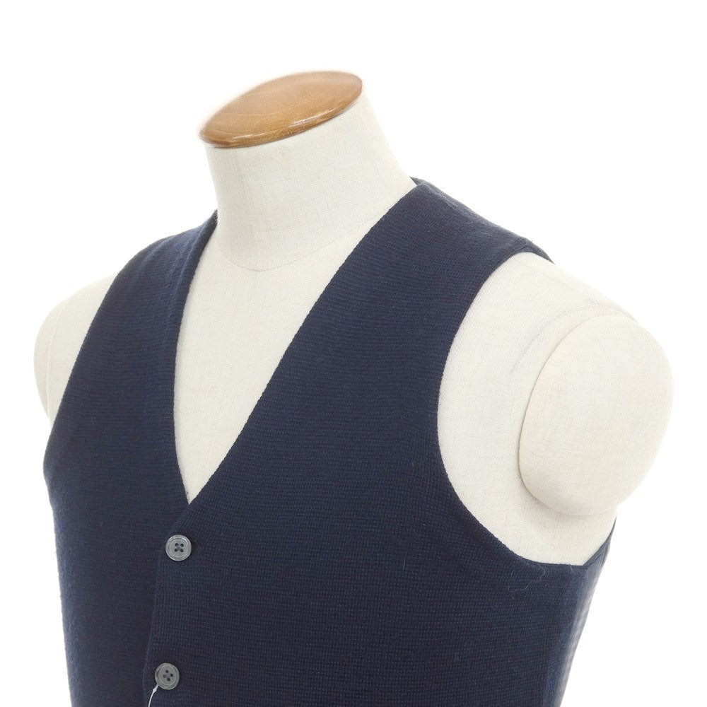 [Used] ONLY Wool Acrylic Knit Gilet Vest Navy [M] [Condition Rank B] ​​[Men&