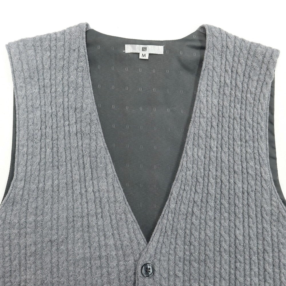 [Used] SUIT SELECT Wool Acrylic Knit Gilet Vest, Gray [M] [Condition Rank B] ​​[Men&