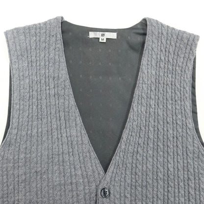 [Used] SUIT SELECT Wool Acrylic Knit Gilet Vest, Gray [M] [Condition Rank B] ​​[Men&