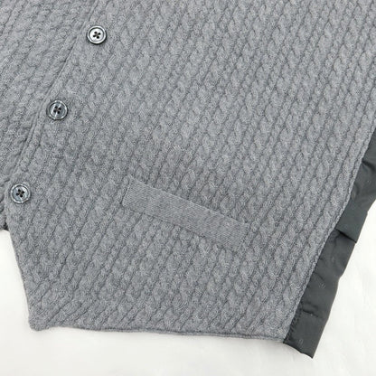 [Used] SUIT SELECT Wool Acrylic Knit Gilet Vest, Gray [M] [Condition Rank B] ​​[Men&