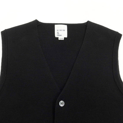 [Used] THE SUIT COMPANY Wool Acrylic Knit Gilet Vest Casual Gilet Black [M] [Condition Rank B] ​​[Men&