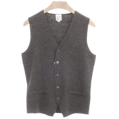 [Used] THE SUIT COMPANY Wool acrylic knit gilet vest, grey [M] [Condition rank B] ​​[Men&