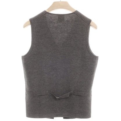 [Used] THE SUIT COMPANY Wool acrylic knit gilet vest, grey [M] [Condition rank B] ​​[Men&