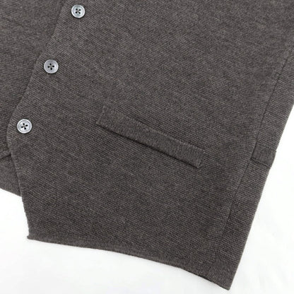 [Used] THE SUIT COMPANY Wool acrylic knit gilet vest, grey [M] [Condition rank B] ​​[Men&