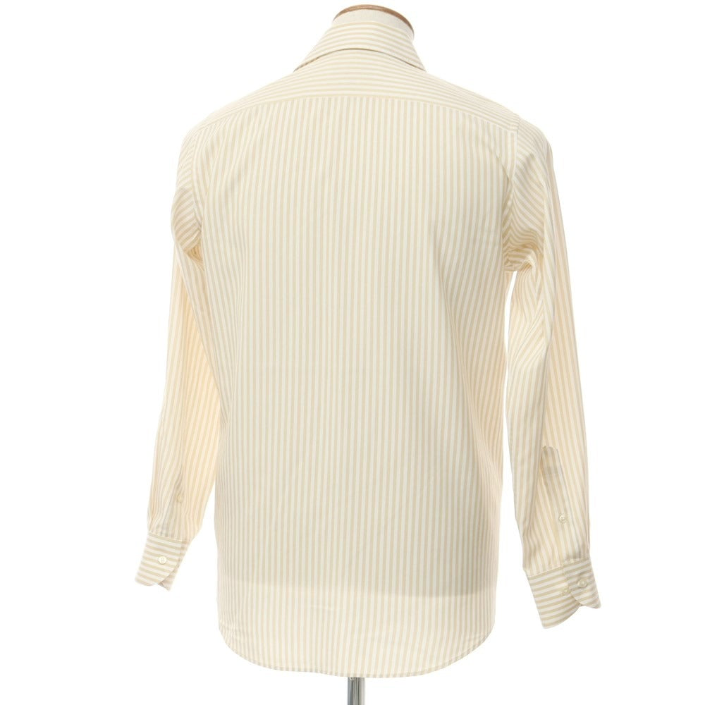 [Used] Green Label Relaxing Polyester Button-down Dress Shirt Beige x White [Size M] [BEI] [S/S/A/W] [Condition Rank B] ​​[Men&