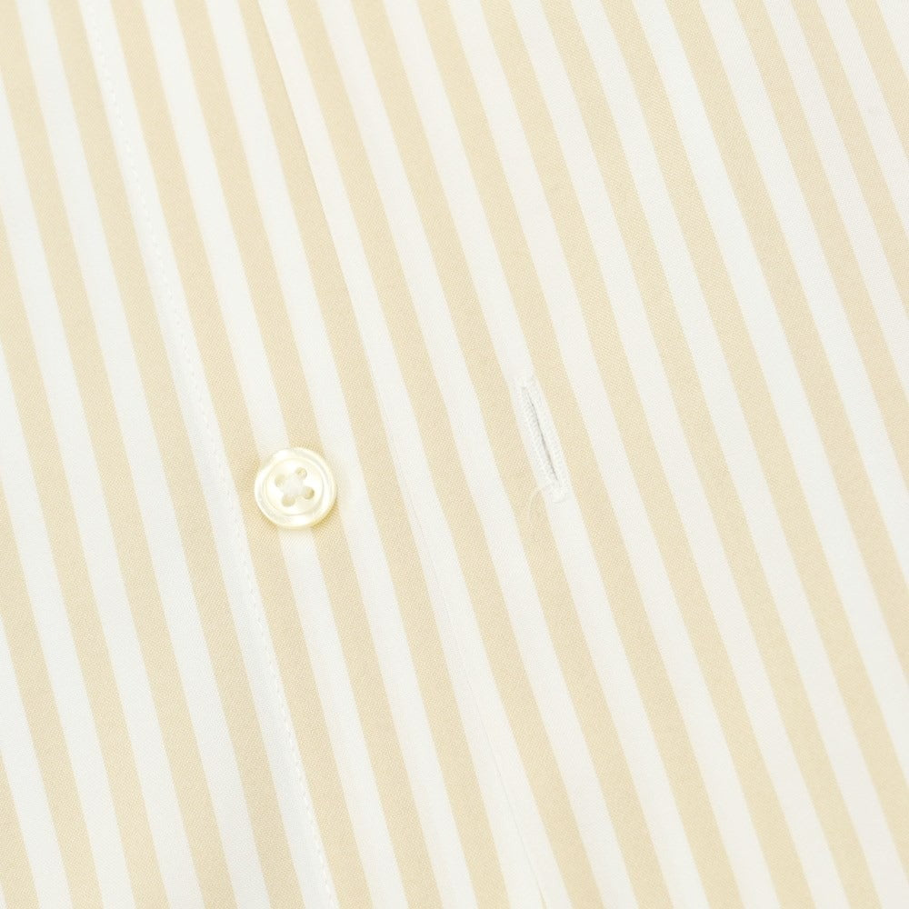 [Used] Green Label Relaxing Polyester Button-down Dress Shirt Beige x White [Size M] [BEI] [S/S/A/W] [Condition Rank B] ​​[Men&