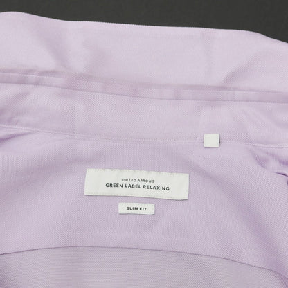 [Used] Green Label Relaxing Polyester Button-down Casual Shirt Purple [Size M] [PUP] [S/S/A/W] [Condition Rank B] ​​[Men&