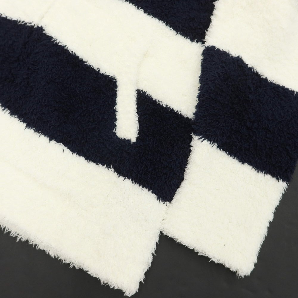 [Used] [Unused] GELATO PIQUE HOMME Polyester Fleece Zip Hoodie Navy x White [Size L] [NVY] [S/S/A/W] [Condition Rank S] [Men&