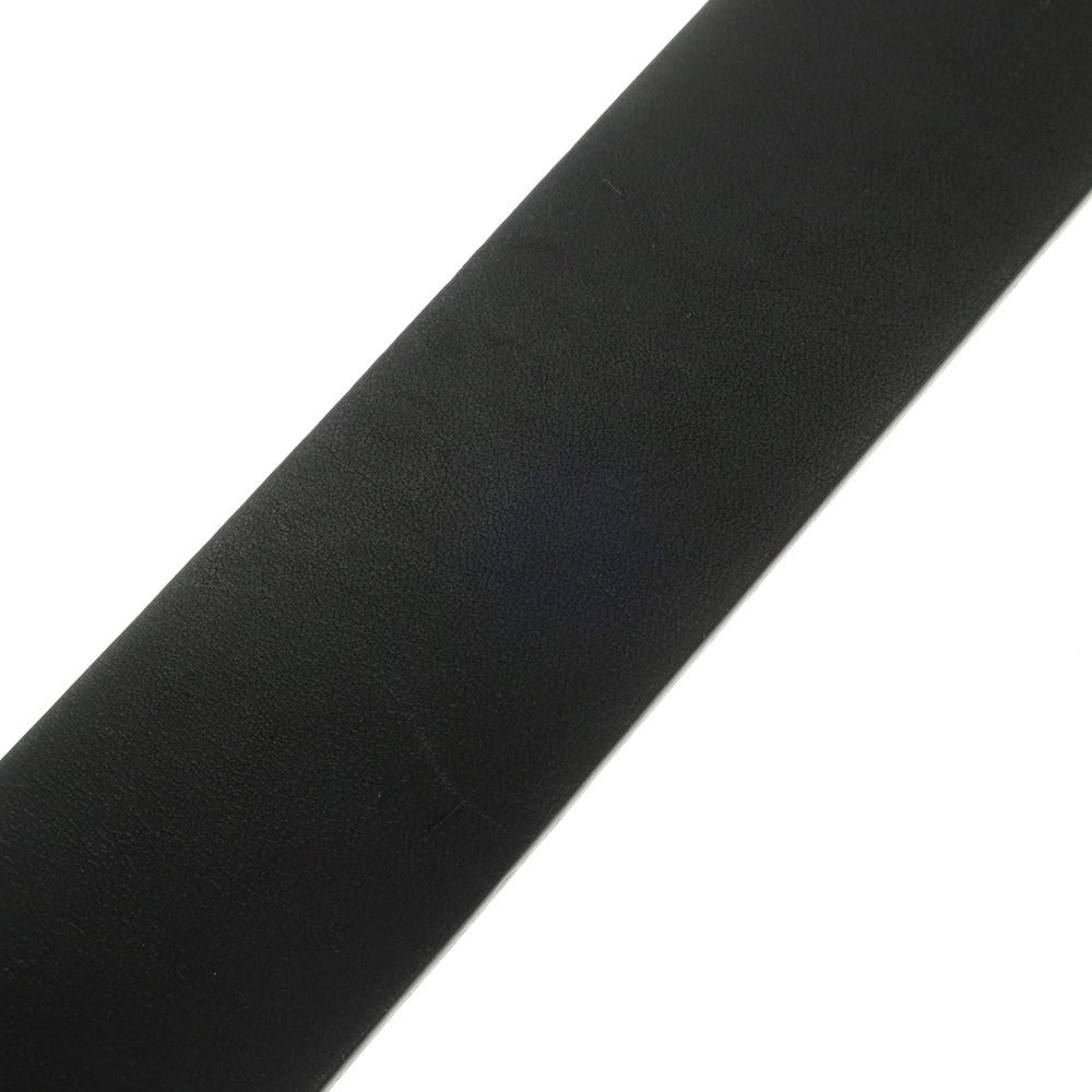 [Used] Salvatore Ferragamo Leather Gancini Belt Black [Size 95] [BLK] [S/S/A/W] [Condition Rank C] [Men&