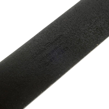 [Used] Salvatore Ferragamo Leather Gancini Belt Black [Size 95] [BLK] [S/S/A/W] [Condition Rank C] [Men&