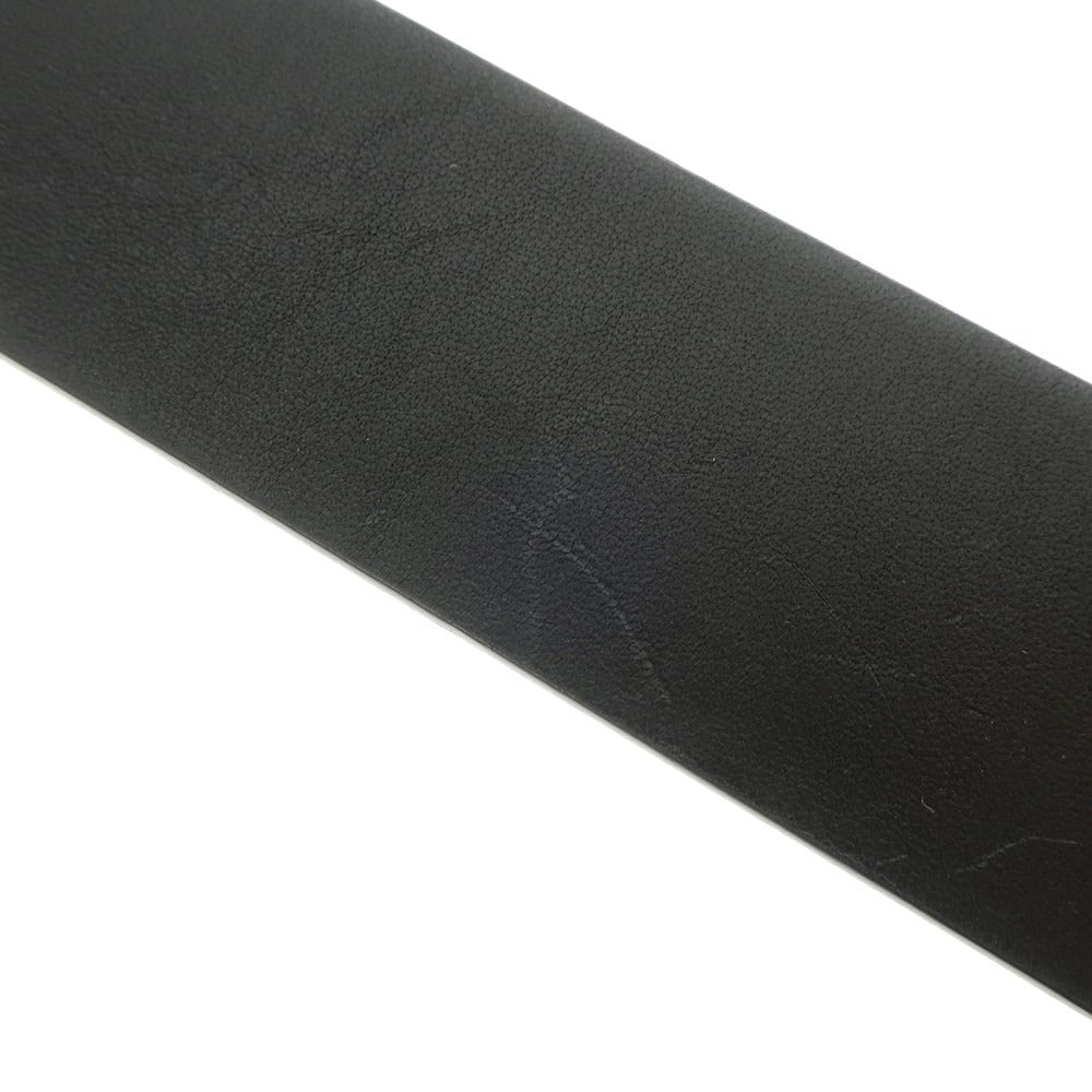 [Used] Salvatore Ferragamo Leather Gancini Belt Black [Size 95] [BLK] [S/S/A/W] [Condition Rank C] [Men&