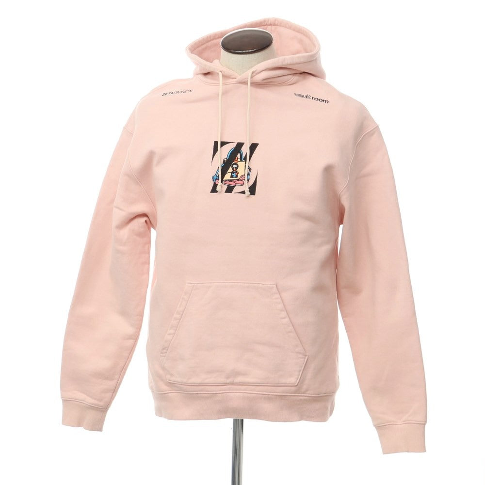 【中古】ボルトルーム vaultroom ZETA DIVISIONコラボ コットン プルオーバー パーカー ピンク【サイズL】【PNK】【A/W】【状態ランクC】【ユニセックス】【768781】