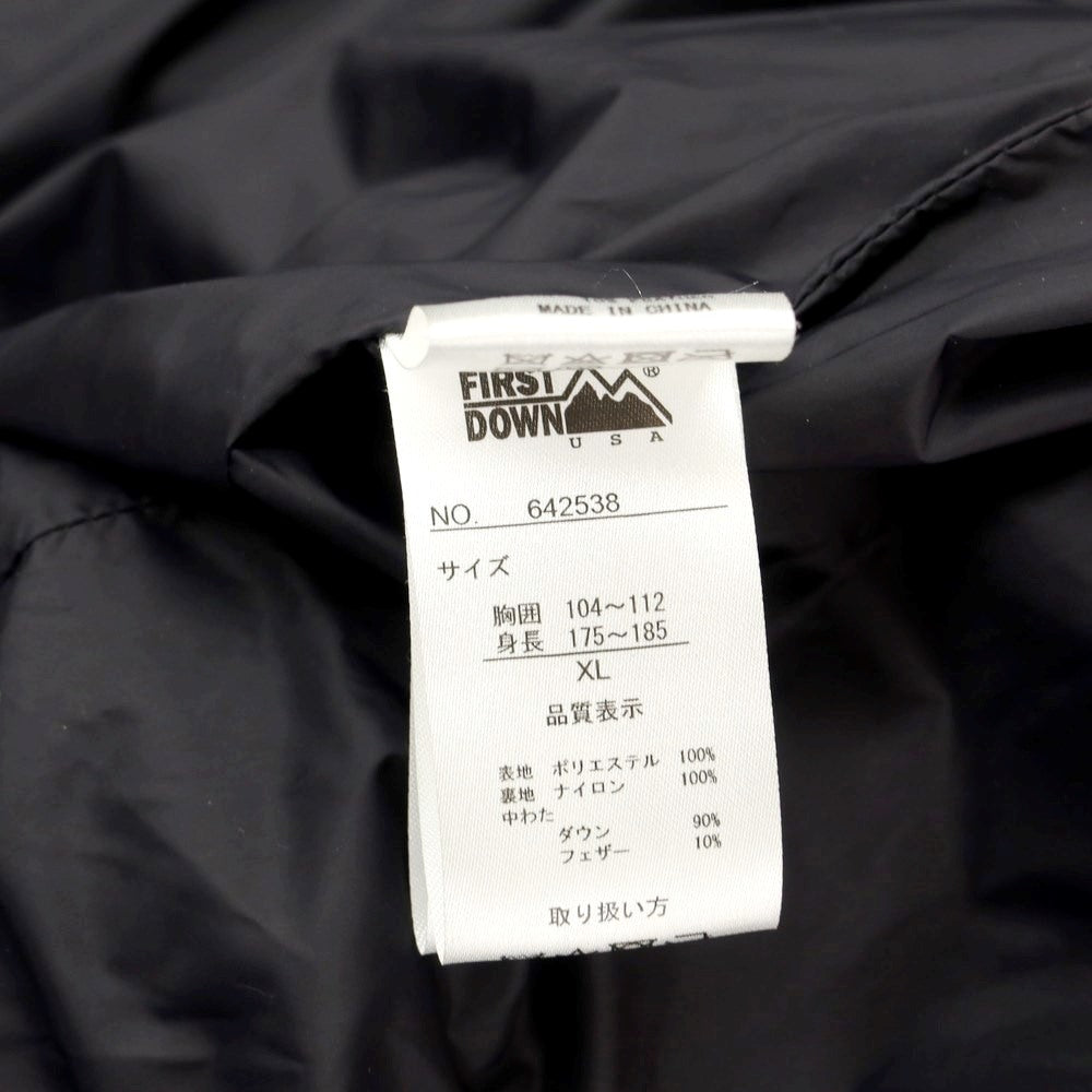 [Used] Palmer Trading Company PALMER TRADING COMPANY × FIRST DOWN Down Jacket Black [XL] [Condition Rank B] ​​[Men&