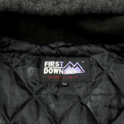 [Used] First Down FIRST DOWN Padded Fleece Jacket Dark Gray [M] [Condition Rank C] [Men&