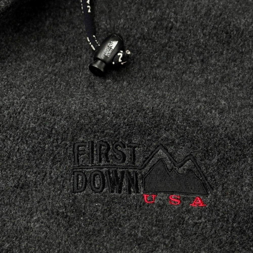 [Used] First Down FIRST DOWN Padded Fleece Jacket Dark Gray [M] [Condition Rank C] [Men&