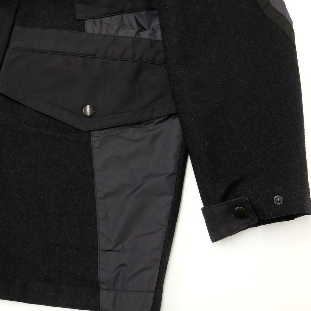 [Used] Paul Smith Wool Nylon Switching Mountain Parka Black [M] [Condition Rank C] [Men&