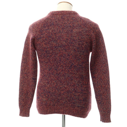 [Used] RED EAR PAUL SMITH Wool Nylon Mohair Cardigan Wine x Navy [Size M] [RED] [A/W] [Condition Rank B] ​​[Men&