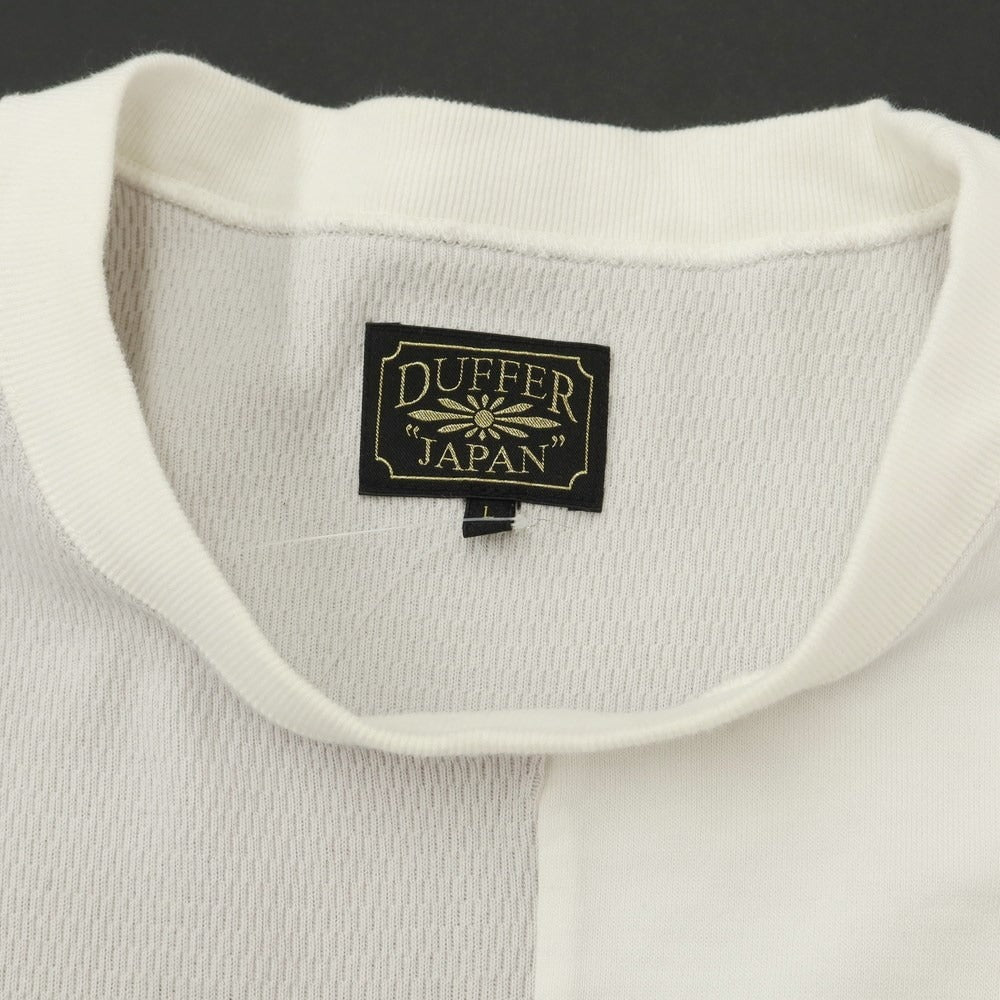 【中古】ザダファーオブセントジョージ The DUFFER of ST.GEORGE コットン クルーネック 長袖Ｔシャツ ホワイトxライトグレー【サイズL】【WHT】【S/S/A/W】【状態ランクC】【メンズ】【768781】
[EPD]