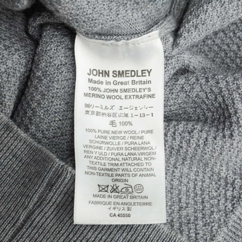 ジョンスメドレーJohn Smedley イギリス製 ウール100% 薄手柔らか