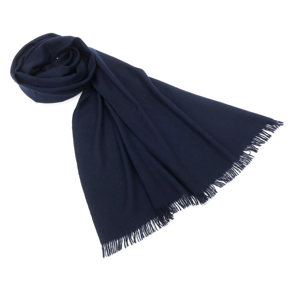 [Used] ARIANNA wool large scarf, navy [NVY] [A/W] [Condition rank B] ​​[Unisex] [768795]