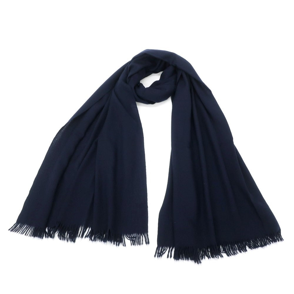 [Used] ARIANNA wool large scarf, navy [NVY] [A/W] [Condition rank B] ​​[Unisex] [768795]