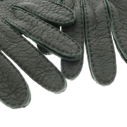 [Used] Dents Peccary Leather Unlined Gloves Dark Green [Size 8] [GRN] [A/W] [Condition Rank A] [Men&