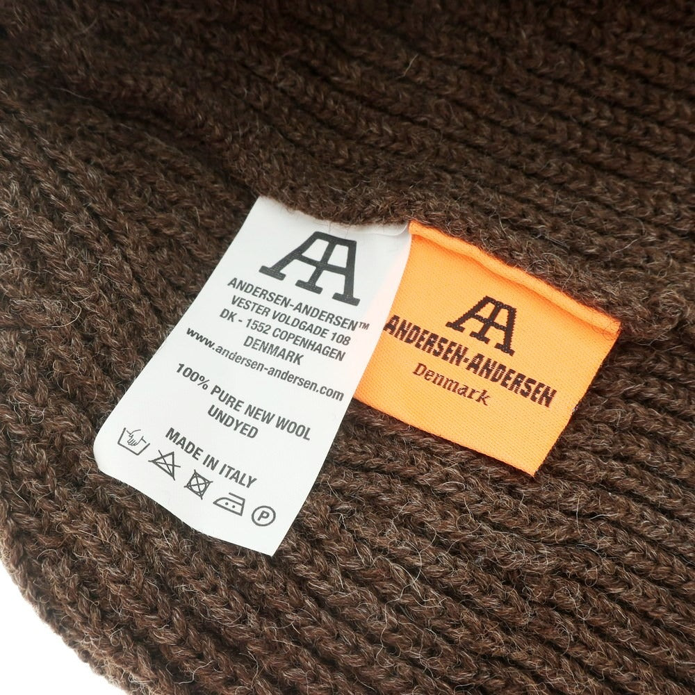 [Used] Andersen-Andersen Wool Knit Cap Hat Brown [BRW] [A/W] [Condition Rank A] [Men&