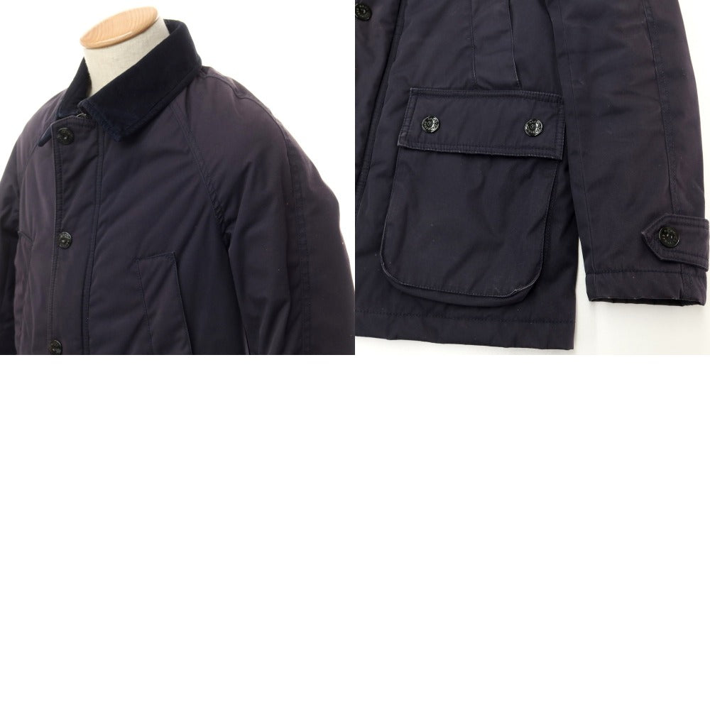 [Used] Nano Universe Polyester Cotton Down Jacket Navy [S] [Condition Rank C] [Men&