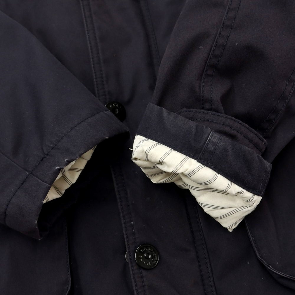 [Used] Nano Universe Polyester Cotton Down Jacket Navy [S] [Condition Rank C] [Men&