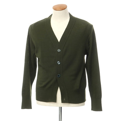 [Used] Letroyes Wool Knit Cardigan Dark Green [Size L] [GRN] [A/W] [Condition Rank C] [Men&