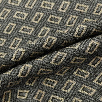 [Used] ARMANI COLLEZIONI Wool crew neck pullover knit, gray x beige [Size 50] [GRY] [A/W] [Condition Rank D] [Men&