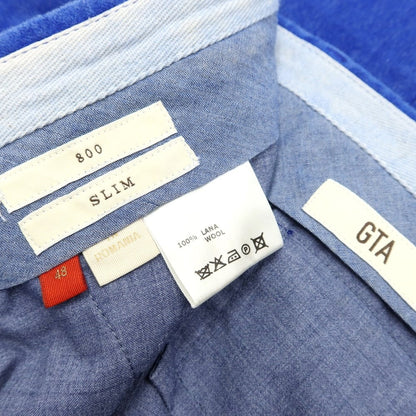 [Used] GTA 800 Wool Casual Slacks Pants Blue [Size 48] [BLU] [A/W] [Condition Rank A] [Men&