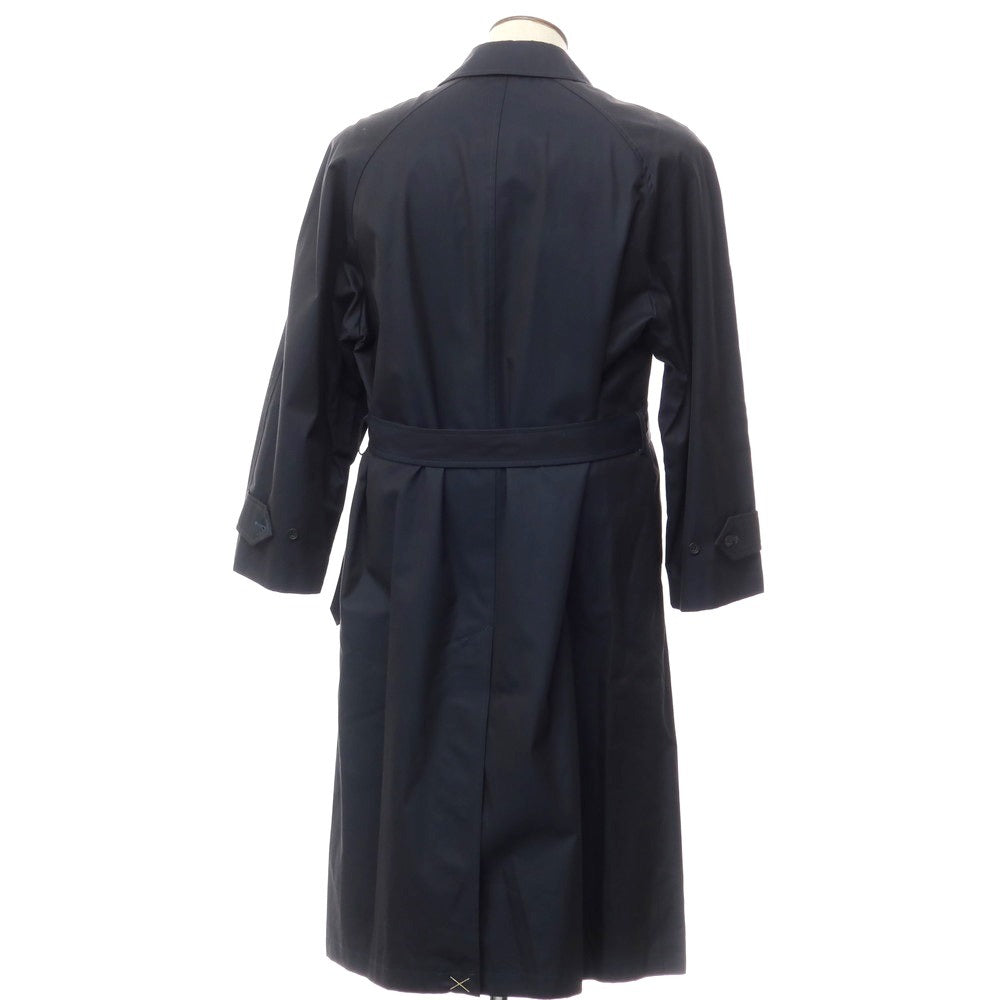 [Used] BEAMS F Twill Cotton Belted Balmac Coat Navy [Size 40] [NVY] [S/S/A/W] [Condition Rank C] [Men&